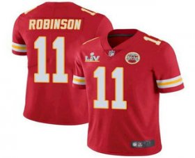Wholesale Cheap Men\'s Kansas City Chiefs #11 Demarcus Robinson Red 2021 Super Bowl LV Limited Stitched NFL Jersey