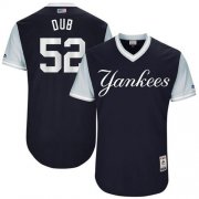 Wholesale Cheap Yankees #52 C.C. Sabathia Navy "Dub" Players Weekend Authentic Stitched MLB Jersey