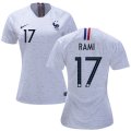 Wholesale Cheap Women's France #17 Rami Away Soccer Country Jersey