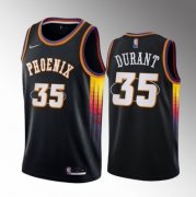 Wholesale Cheap Men's Phoenix Suns #35 Kevin Durant Black 2022-23 Statement Edition Edition Stitched Basketball Jersey