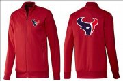 Wholesale Cheap NFL Houston Texans Team Logo Jacket Red_1