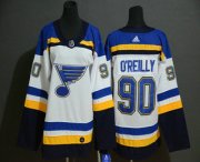 Wholesale Cheap Youth St. Louis Blues #90 Ryan O'Reilly White Adidas Stitched NHL Jersey
