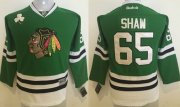 Wholesale Cheap Blackhawks #65 Andrew Shaw Green Stitched Youth NHL Jersey