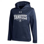 Wholesale Cheap New York Yankees Under Armour Fleece Navy MLB Hoodie