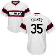 Wholesale Cheap White Sox #35 Frank Thomas White Alternate Home Cool Base Stitched Youth MLB Jersey