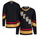 Wholesale Cheap Men's Vegas Golden Knights Blank Black 2022-23 Reverse Retro Stitched Jersey