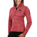 Wholesale Cheap San Jose Sharks Antigua Women's Fortune 1/2-Zip Pullover Sweater Red