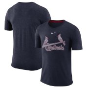 Wholesale Cheap St. Louis Cardinals Nike Wordmark Tri-Blend T-Shirt Navy