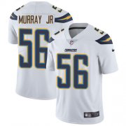 Wholesale Cheap Nike Chargers #56 Kenneth Murray Jr White Men's Stitched NFL Vapor Untouchable Limited Jersey