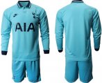 Wholesale Cheap Tottenham Hotspur Blank Third Long Sleeves Soccer Club Jersey