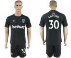 Wholesale Cheap West Ham United #30 Antonio Away Soccer Club Jersey