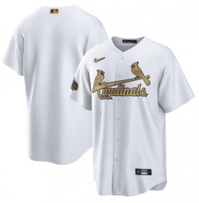 Wholesale Cheap Men\'s St. Louis Cardinals Blank White 2022 All-Star Cool Base Stitched Baseball Jersey