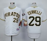 Wholesale Cheap Pirates #29 Francisco Cervelli White Cool Base Stitched MLB Jersey