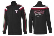 Wholesale Cheap MLB Texas Rangers Zip Jacket Black