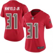 Wholesale Cheap Nike Buccaneers #31 Antoine Winfield Jr. Red Women's Stitched NFL Limited Rush Jersey