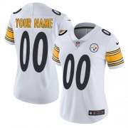 Wholesale Cheap Nike Pittsburgh Steelers Customized White Stitched Vapor Untouchable Limited Women's NFL Jersey
