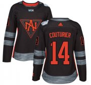 Wholesale Cheap Team North America #14 Sean Couturier Black 2016 World Cup Women's Stitched NHL Jersey