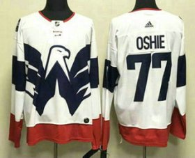 Wholesale Cheap Men\'s Washington Capitals #77 TJ Oshie White 2023 Stadium Series Authentic Jersey