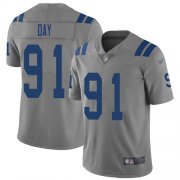 Wholesale Cheap Nike Colts #91 Sheldon Day Gray Men's Stitched NFL Limited Inverted Legend Jersey