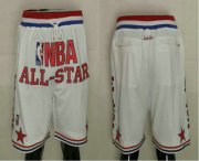 Wholesale Cheap 1988 All-Star East Shorts (White) JUST DON By Mitchell & Ness