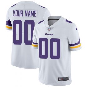 Wholesale Cheap Nike Minnesota Vikings Customized White Stitched Vapor Untouchable Limited Men\'s NFL Jersey