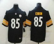 Wholesale Cheap Men's Pittsburgh Steelers #85Eric Ebron Black 2017 Vapor Untouchable Stitched NFL Nike Limited Jersey