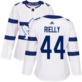 Wholesale Cheap Adidas Maple Leafs #44 Morgan Rielly White Authentic 2018 Stadium Series Women\'s Stitched NHL Jersey