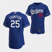 Wholesale Cheap Men's Los Angeles Dodgers #25 Trayce Thompson Royal Flex Base Stitched Jersey