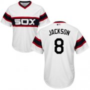 Wholesale Cheap White Sox #8 Bo Jackson White Alternate Home Cool Base Stitched Youth MLB Jersey