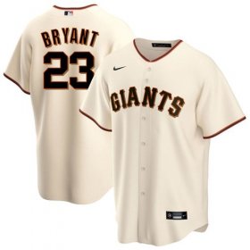 Wholesale Cheap Men\'s San Francisco Giants #23 Kris Bryant Cream Cool Base Nike Jersey