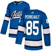 Wholesale Cheap Adidas Jets #85 Mathieu Perreault Blue Alternate Authentic Stitched NHL Jersey