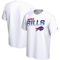 Wholesale Cheap Buffalo Bills Nike Sideline Line of Scrimmage Legend Performance T-Shirt White