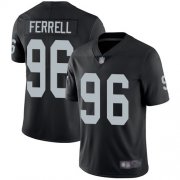 Wholesale Cheap Nike Raiders #96 Clelin Ferrell Black Team Color Men's Stitched NFL Vapor Untouchable Limited Jersey
