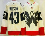 Wholesale Cheap Men's Washington Capitals #43 Tom Wilson White 2023 Stadium Series Stitched Jersey