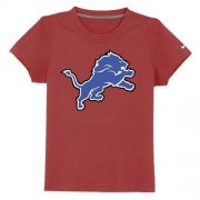 Wholesale Cheap Detroit Lions Sideline Legend Authentic Logo Youth T-Shirt Red