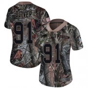Wholesale Cheap Nike Bills #91 Ed Oliver Camo Women's Stitched NFL Limited Rush Realtree Jersey
