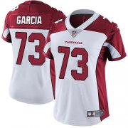 Wholesale Cheap Nike Cardinals #73 Max Garcia White Women's Stitched NFL Vapor Untouchable Limited Jersey