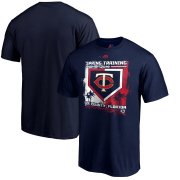 Wholesale Cheap Minnesota Twins Majestic 2019 Spring Training Grapefruit League Base on Ball Big & Tall T-Shirt Navy
