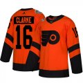 Wholesale Cheap Adidas Flyers #16 Bobby Clarke Orange Authentic 2019 Stadium Series Women's Stitched NHL Jersey
