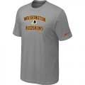 Wholesale Cheap Nike NFL Washington Redskins Heart & Soul NFL T-Shirt Light Grey