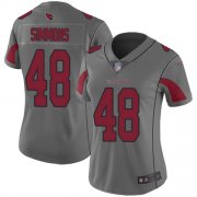 Wholesale Cheap Nike Cardinals #48 Isaiah Simmons Silver Women's Stitched NFL Limited Inverted Legend Jersey
