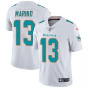 Wholesale Cheap Nike Dolphins #13 Dan Marino White Men's Stitched NFL Vapor Untouchable Limited Jersey