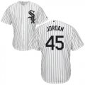 Wholesale Cheap White Sox #45 Michael Jordan White(Black Strip) Home Cool Base Stitched Youth MLB Jersey
