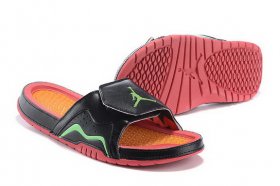 Wholesale Cheap Women\'s Jordan Hydro 7 Shoes Black/order-green