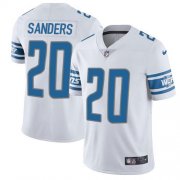 Wholesale Cheap Nike Lions #20 Barry Sanders White Men's Stitched NFL Vapor Untouchable Limited Jersey