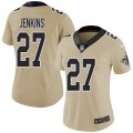 Wholesale Cheap Nike Saints #27 Malcolm Jenkins Gold Women's Stitched NFL Limited Inverted Legend Jersey
