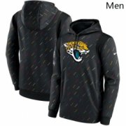 Wholesale Cheap Men Jacksonville Jaguars Nike Charcoal 2021 NFL Crucial Catch Therma Pullover Hoodie