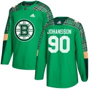 Wholesale Cheap Adidas Bruins #90 Marcus Johansson adidas Green St. Patrick's Day Authentic Practice Stitched NHL Jersey