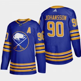 Cheap Buffalo Sabres #90 Marcus Johansson Men\'s Adidas 2020-21 Home Authentic Player Stitched NHL Jersey Royal Blue