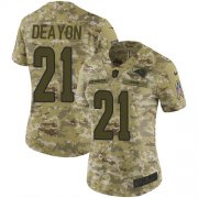 Wholesale Cheap Nike Rams #21 Donte Deayon Camo Women's Stitched NFL Limited 2018 Salute To Service Jersey